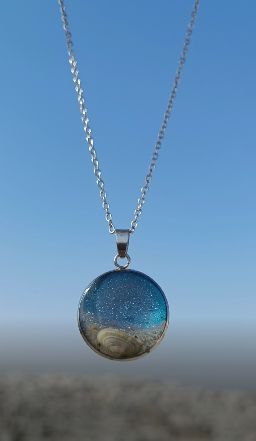 Mediterranean Seaheart Necklace
