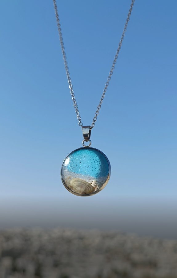 Mediterranean Seaheart Necklace