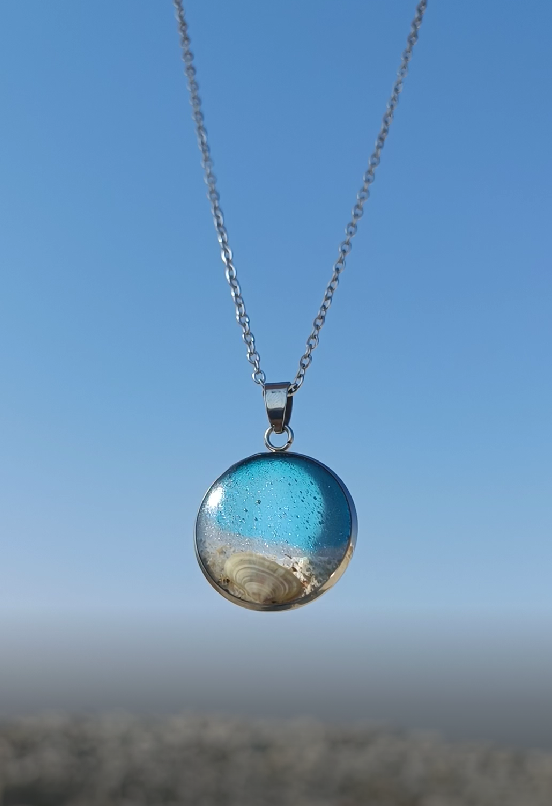 Mediterranean Seaheart Necklace